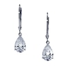 Thumbnail Image 0 of CARAT* LONDON 9ct White Gold Stone Set Pear Drop Earrings