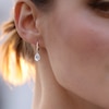Thumbnail Image 1 of CARAT* LONDON 9ct White Gold Stone Set Pear Drop Earrings