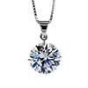 Thumbnail Image 0 of CARAT* LONDON 9ct White Gold Stone Set Round Pendant