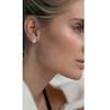 Thumbnail Image 3 of CARAT* LONDON Sterling Silver Stone Set Pear Stud Earrings