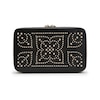 Thumbnail Image 0 of WOLF Marrakesh Black Leather Zip Jewellery Case