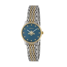 Gucci G-Timeless Ladies' Two Tone Bracelet Watch