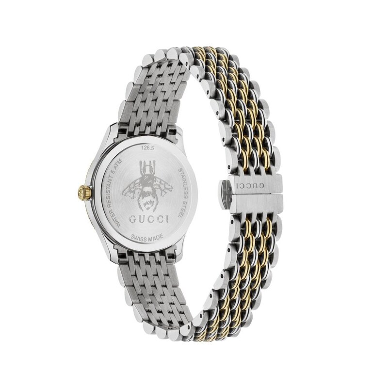 Gucci G-Timeless Ladies' Two Tone Bracelet Watch