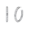 Thumbnail Image 0 of Michael Kors Brilliance Sterling Silver Large Hoop Earrings