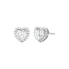 Thumbnail Image 0 of Michael Kors Brilliance Sterling Silver Heart Stud Earrings