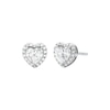 Thumbnail Image 1 of Michael Kors Brilliance Sterling Silver Heart Stud Earrings