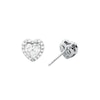 Thumbnail Image 1 of Michael Kors Brilliance Sterling Silver Heart Stud Earrings