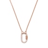 Thumbnail Image 0 of Emporio Armani Rose Gold-Tone Cubic Zirconia Pendant