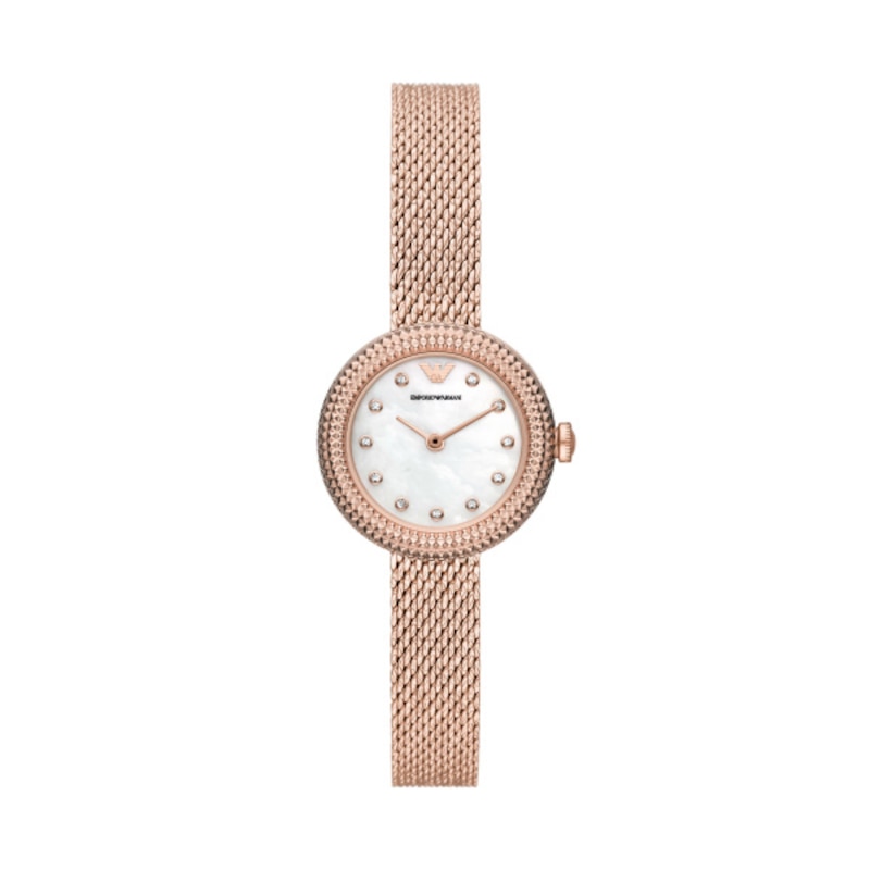 Emporio Armani Ladies' Rose Gold Tone Bracelet Watch