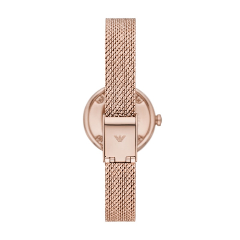 Emporio Armani Ladies' Rose Gold Tone Bracelet Watch