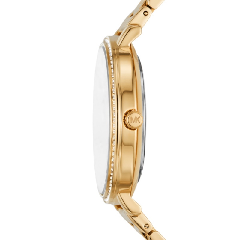 Michael Kors Pyper Black Dial & Gold-Tone Bracelet Watch