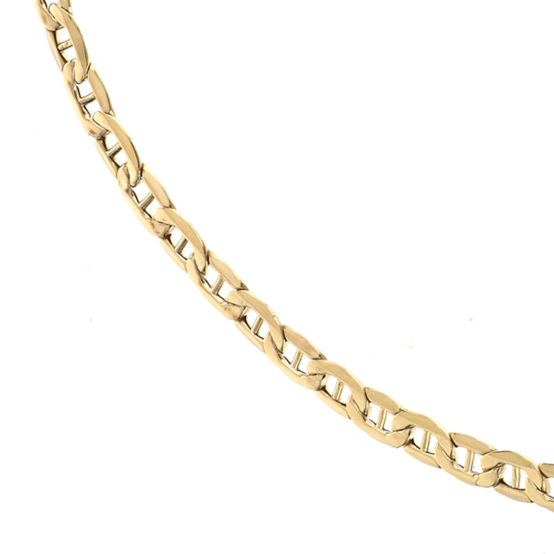 9ct Yellow Gold 18 Inch Anchor Chain