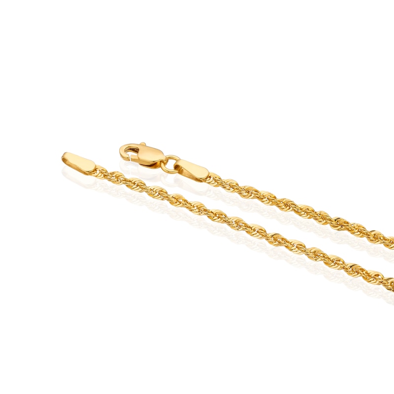 Mens Gold Rope Chain Necklace | 18/20/22 Inches | 6mm Width | Alfred & Co. London