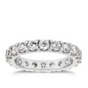 Thumbnail Image 0 of 18ct White Gold 2ct Diamond Claw Set Full Eternity Ring