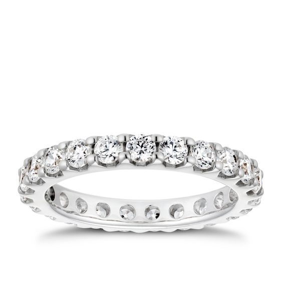 18ct White Gold 1.50ct Diamond Full Eternity Ring