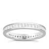 Thumbnail Image 0 of 18ct White Gold 1ct Diamond Princess Cut Full Eternity Ring