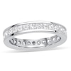 Thumbnail Image 0 of 18ct White Gold 2ct Diamond Princess Cut Full Eternity Ring