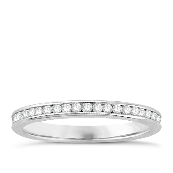 Platinum 0.50ct Diamond Full Eternity Ring