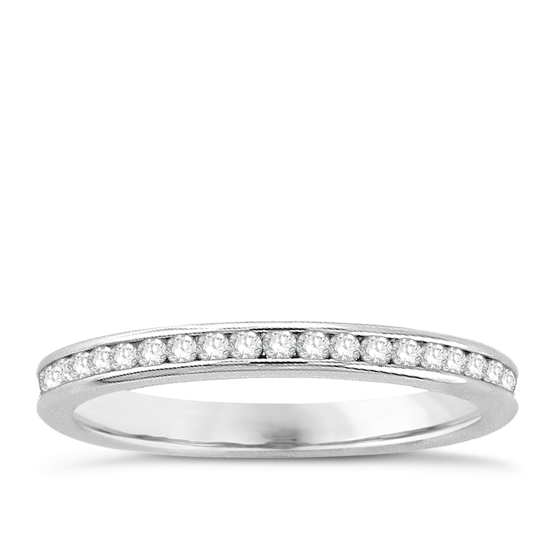 Platinum 0.50ct Diamond Full Eternity Ring