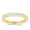 18ct Yellow Gold 1ct Diamond Full Eternity Ring
