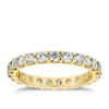 Thumbnail Image 1 of Engagement Ring 18ct Yellow Gold Full Eternity 1.25ct Diamond Ring