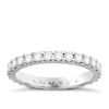 Thumbnail Image 1 of 18ct White Gold 1ct Diamond Claw Set Full Eternity Ring
