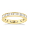 Thumbnail Image 1 of 18ct Yellow Gold 1ct Diamond Multi Shape Full Eternity Ring