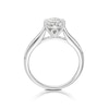 Thumbnail Image 2 of 9ct White Gold 0.33ct Total Diamond Illusion Cluster Ring