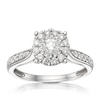 Thumbnail Image 0 of 9ct White Gold 0.50ct Total Diamond Illusion Cluster Ring