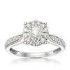 Thumbnail Image 0 of 9ct White Gold 0.50ct Diamond Illusion Cluster Ring