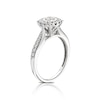 Thumbnail Image 1 of 9ct White Gold 0.50ct Diamond Illusion Cluster Ring