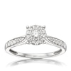 Thumbnail Image 0 of 9ct White Gold 0.25ct Diamond Illusion Cluster Ring