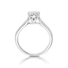 Thumbnail Image 2 of 9ct White Gold 0.25ct Diamond Illusion Cluster Ring