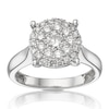 Thumbnail Image 0 of 18ct White Gold 0.75ct Total Diamond Cluster Ring