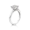Thumbnail Image 2 of 18ct White Gold 0.25ct Total Diamond Cluster Ring