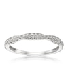 Thumbnail Image 0 of 18ct White Gold 0.15ct Total Diamond Twisted Eternity Ring