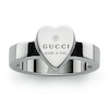 Thumbnail Image 0 of Gucci Trademark Engraved Heart Silver O-P Ring
