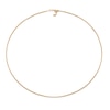 Thumbnail Image 1 of 9ct Yellow Gold 24 Inch Adjustable Dainty Spiga Chain