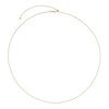 Thumbnail Image 0 of 9ct Yellow Gold 24 Inch Adjustable Dainty Curb Chain