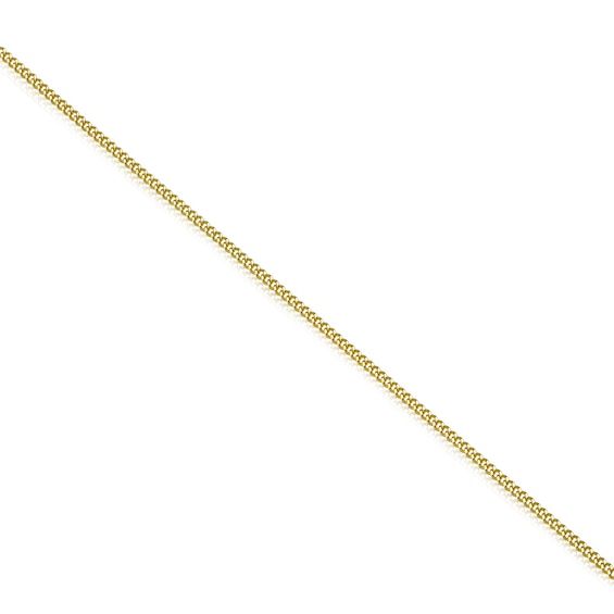 9ct Yellow Gold 24 Inch Adjustable Curb Chain
