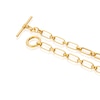 Thumbnail Image 2 of 9ct Yellow Gold 18 Inch Belcher T-Bar Chain