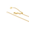 Thumbnail Image 2 of 9ct Yellow Gold 20 Inch Adjustable Bead Station Spiga Chain