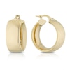 Thumbnail Image 0 of 9ct Yellow Gold 15mm Wide Hoop Earrings