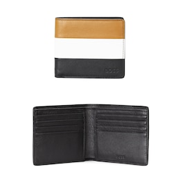BOSS Men's Three Tone Leather Wallet