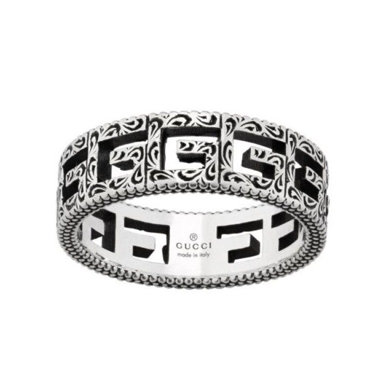 Gucci Square G Silver ’ P Ring