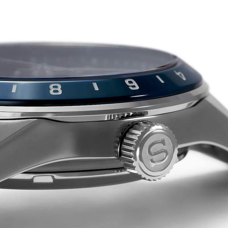 Seiko Presage Blue Dial & Stainless Steel Bracelet Watch