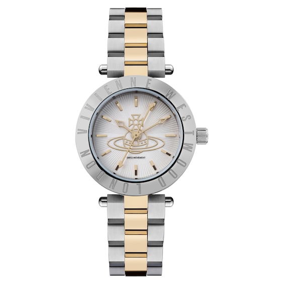 Vivienne Westwood Westbourne Orb Two Tone Bracelet Watch