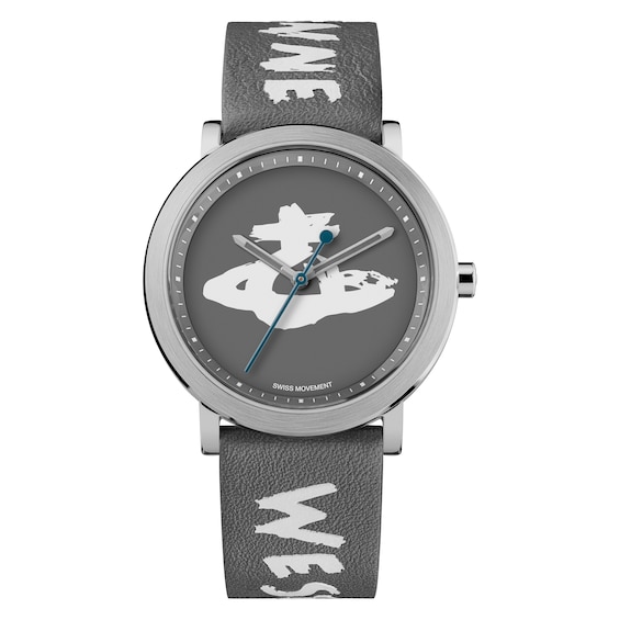 Vivienne Westwood Ladbroke Ladies’ Grey Leather Strap Watch