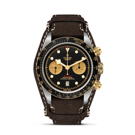 Tudor Black Bay Chrono Men’s Brown Strap Watch