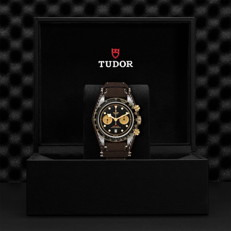 Tudor Black Bay Chrono Men's Brown Strap Watch